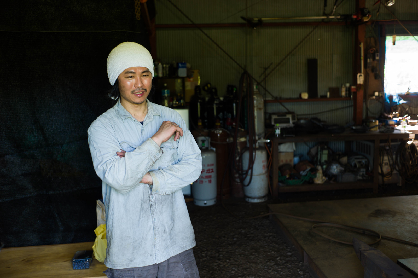 成田理俊さんの卵焼き器